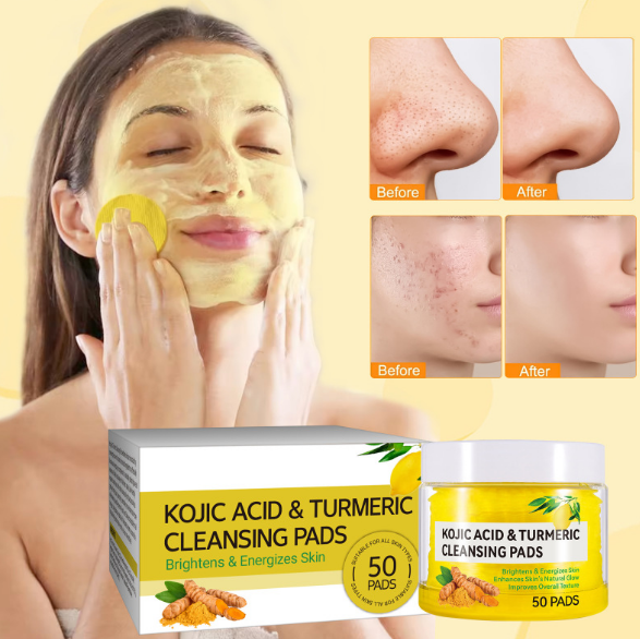 Curalume Kojic Acid + Turmeric Cleansing Pads