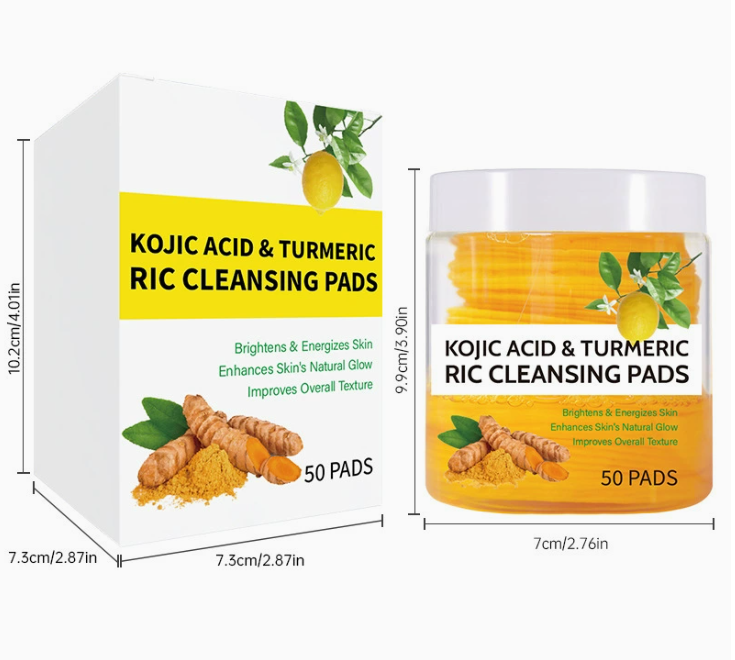 Curalume Kojic Acid + Turmeric Cleansing Pads