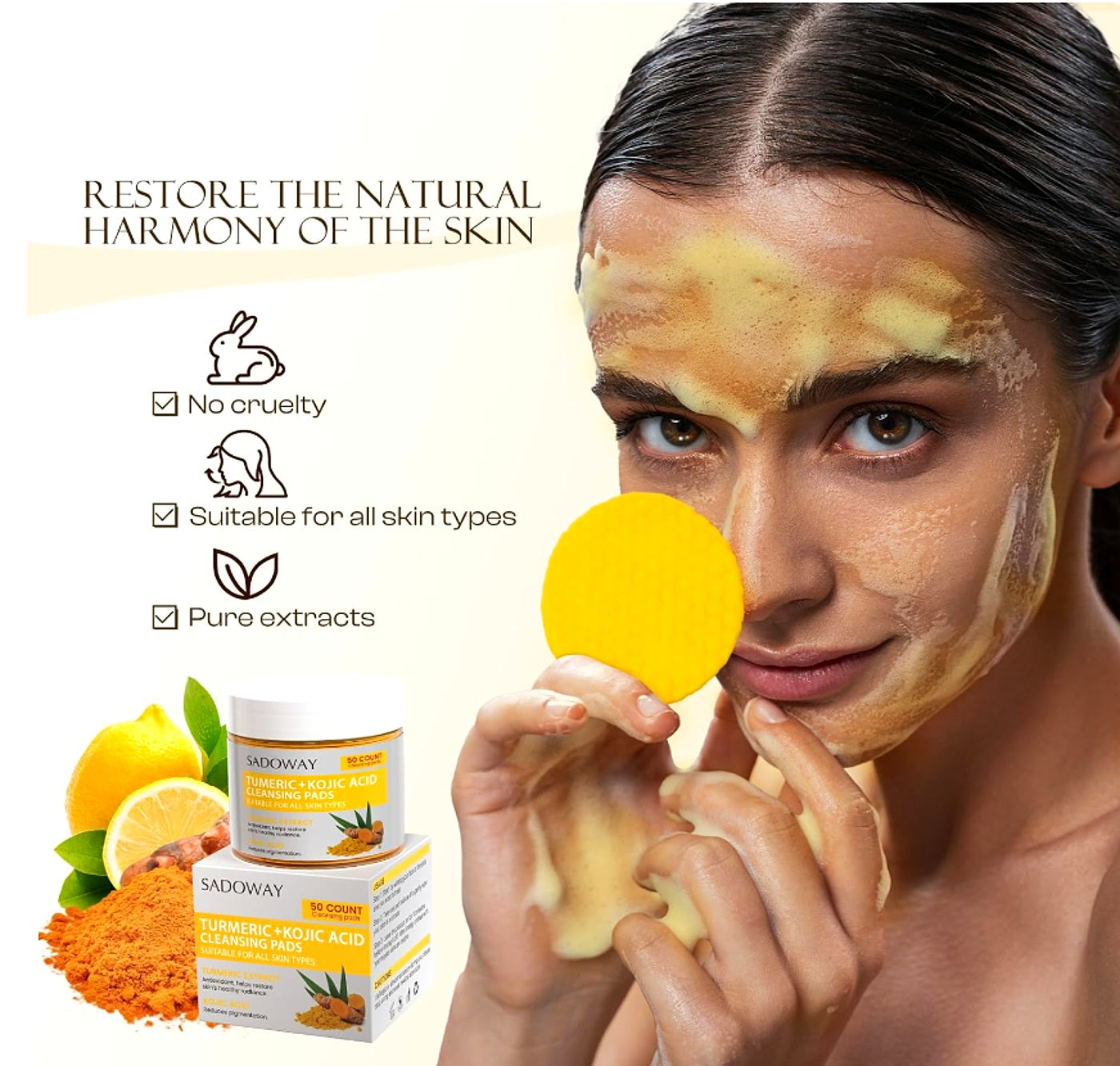 Cruelty-free, suitable for all skin types, pure extracts